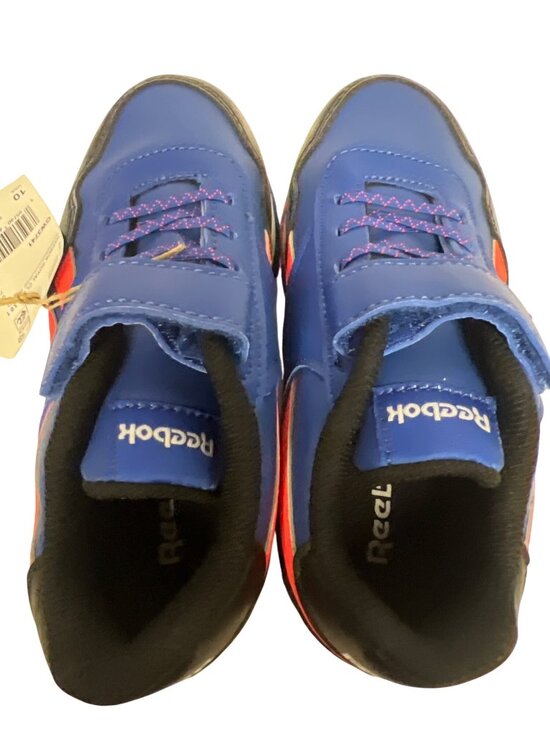 Reebok Kids Royal Classic Jogger 3.0 Sneakers Vector Blue Orange Size 10 NEW - Picture 8 of 9